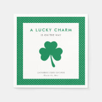Irish Shamrock Lucky Charm Baby Shower