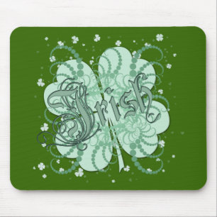 Irish Shamrock Mouse Mat
