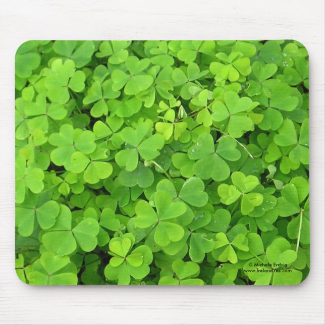 Irish Shamrock Mousepad (Front)