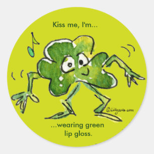 Irish Shamrock n Roll 04 Sticker