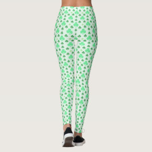 Irish Shamrock Pattern Leggings