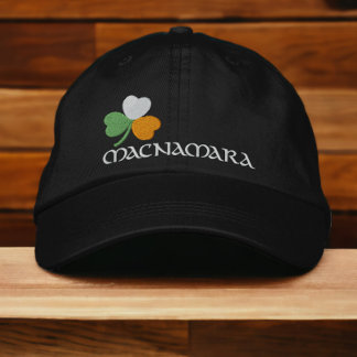 Irish Shamrock Personalised Embroidered Hat