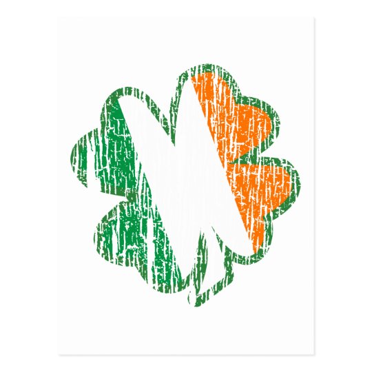 Irish Shamrock Postcard