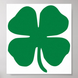 Irish Shamrock Poster
