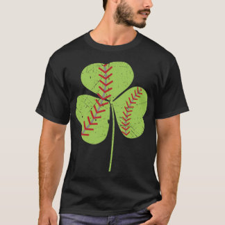 Irish Shamrock sandlot baseball girlfriend s  T-Shirt