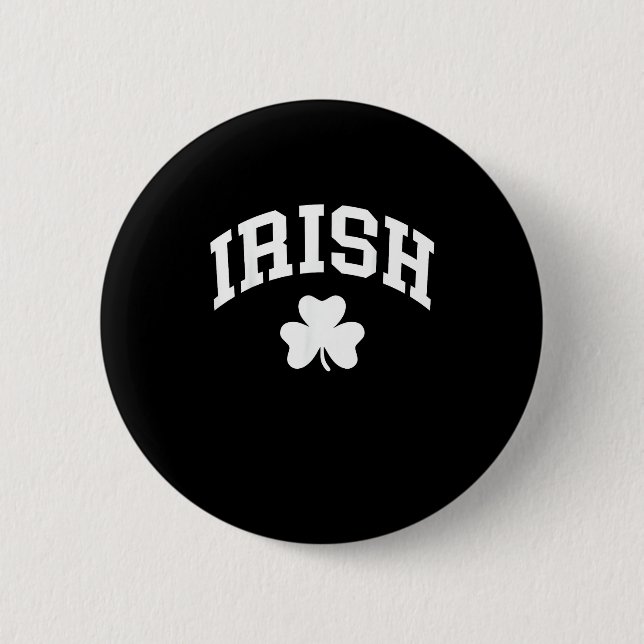 Irish Shamrock St Patricks Day Ireland Pride Irish 6 Cm Round Badge (Front)