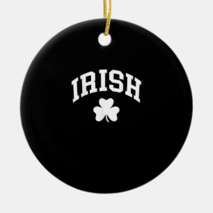 Irish Shamrock St Patricks Day Ireland Pride Irish Ceramic Tree Decoration