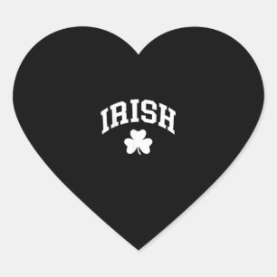 Irish Shamrock St Patricks Day Ireland Pride Irish Heart Sticker