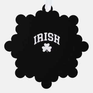 Irish Shamrock St Patricks Day Ireland Pride Irish Tree Decoration Card