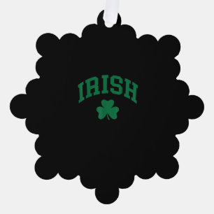 Irish Shamrock St Patricks Day Ireland Pride Irish Tree Decoration Card