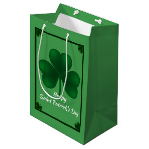 Irish Shamrock St Patricks MGB Medium Gift Bag