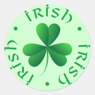Irish Shamrock Sticker