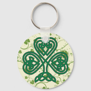 IRISH SHAMROCK SYMBOL KEY RING