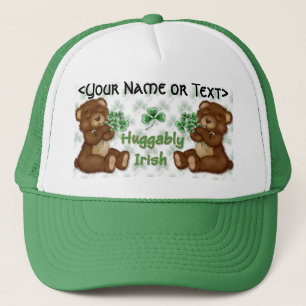 Irish Shamrock Teddy Trucker Hat