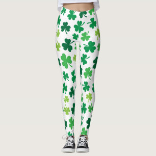 Irish Shamrock Themed   St. Patricks Day Leggings