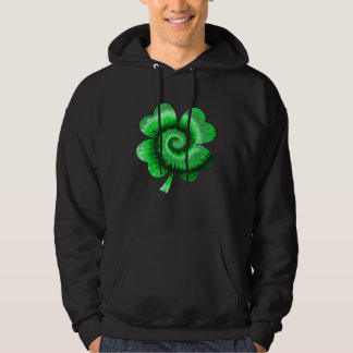Irish Shamrock Tie Dye Happy St Patrick s Day Go L Hoodie