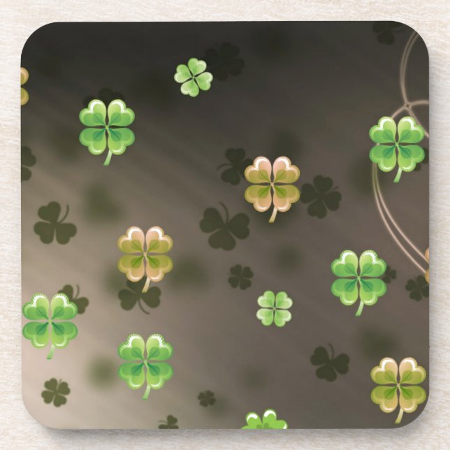 Irish Shamrocks Coaster (Front)