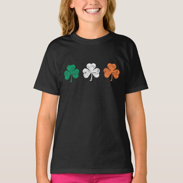 Irish Shamrocks T-Shirt (Front)