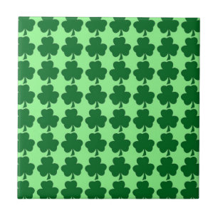 Irish Shamrocks Trivet/Tile Tile
