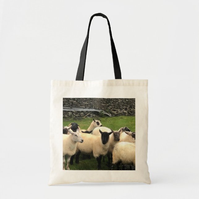 Irish sheep farm tote bag (Front)