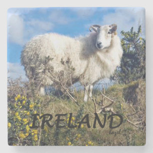 Irish Sheep, Ireland Marble Coaster