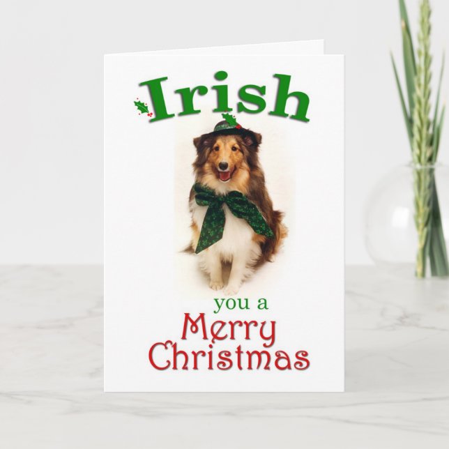 Irish Sheltie Card (Front)