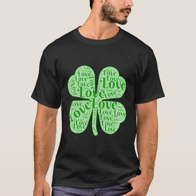 Irish Shirts For Women Four Leaf Clover St Patrick (Front)