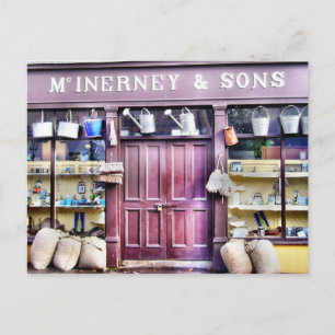 Irish Shop Postcard