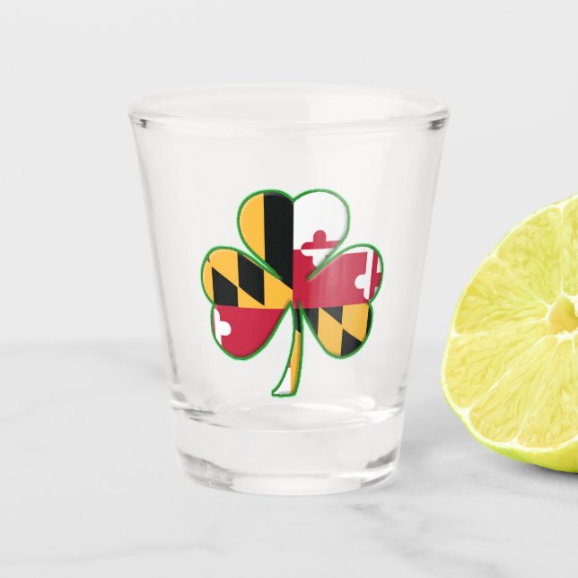 Irish Shot Maryland Shot Glass (Front)
