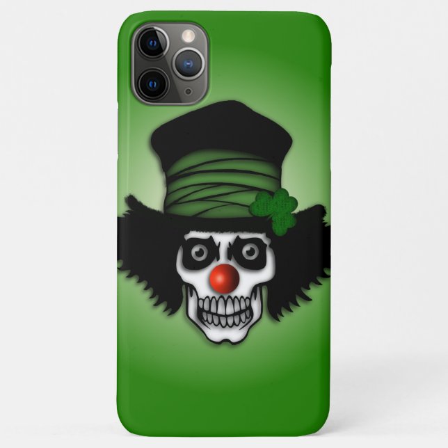 Irish Skeleton Clown Green Case-Mate iPhone Case (Back)