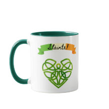 Irish "Sláinte!" Celtic Mug – Cheers to Health!