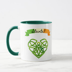 Irish "Sláinte!" Celtic Mug – Cheers to Health!