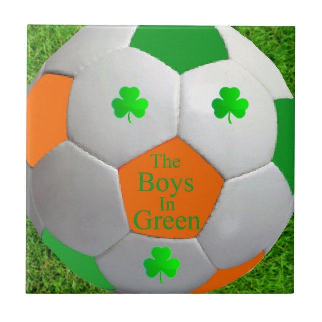 Irish soccer tile (Front)