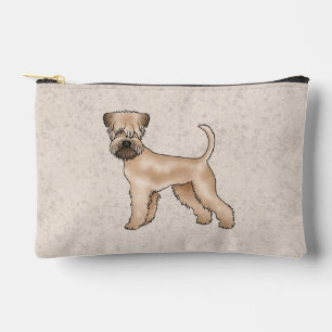 Irish Soft-Coated Wheaten Terrier Cute Cartoon Dog Accessory Pouch