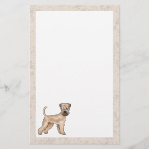Irish Soft-Coated Wheaten Terrier Cute Dog Beige Stationery