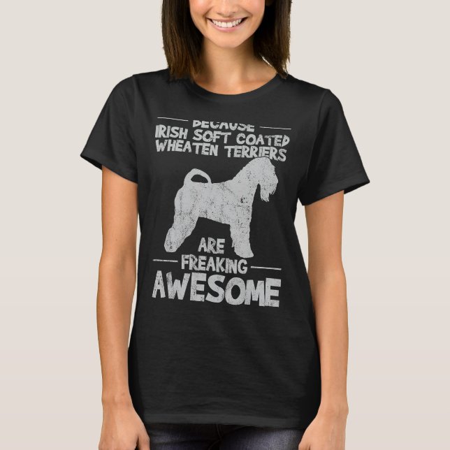 Irish Soft Coated Wheaten Terrier T-Shirt (Front)