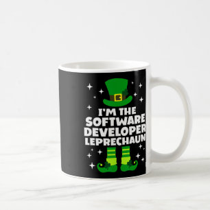 Irish Software Developer Leprechaun St Patricks Da Coffee Mug