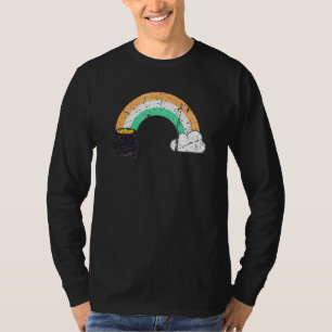 Irish St Paddy's Day Pot O' Golden Coins Rainbow T-Shirt