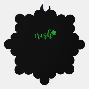 Irish St Patrick Day Men Women Saint Patricks Sham Tree Decoration Card
