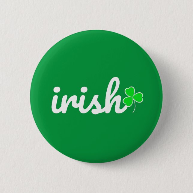 Irish St. Patrick's Day 6 Cm Round Badge (Front)
