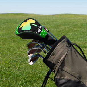 Irish St Patrick's Day Custom Designed Shamrock Golf Head Cover