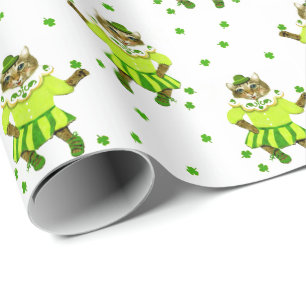 Irish St. Patrick's Day Gift Wrapping Paper