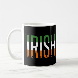 Irish St Patrick's Day Ireland Flag Shamrock Lucky Coffee Mug