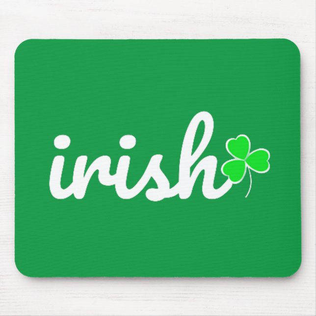 Irish St. Patrick's Day Mouse Mat (Front)