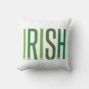Irish St. Patrick's Day Shamrock Lucky Cushion