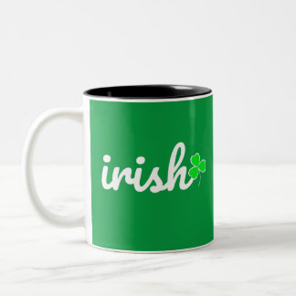 Irish St. Patrick's Day Two-Tone Coffee Mug
