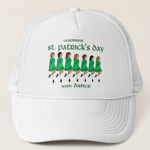 Irish Step Dance Celebrates St. Patrick's Day Trucker Hat