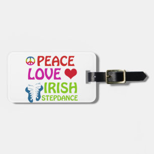 irish Step dance designs Luggage Tag
