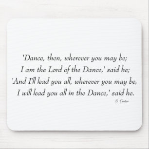 Irish Step Dance - Lord of the Dance Chorus Mouse Mat