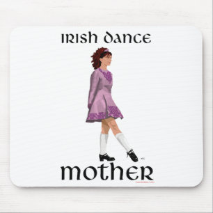 Irish Step Dance Mother - Mauve Mouse Mat